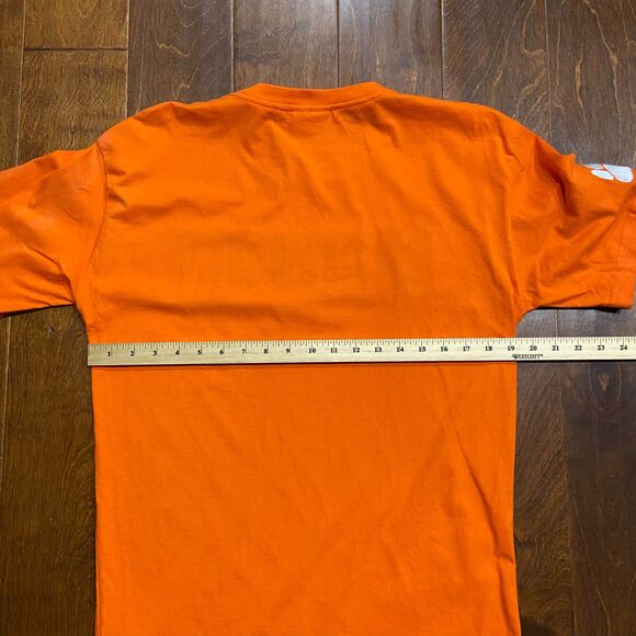Champion Regular Fit NCAA Clemson Tigers Orange Purple T-Shirt Men's Size Medium - Picture 7 of 8